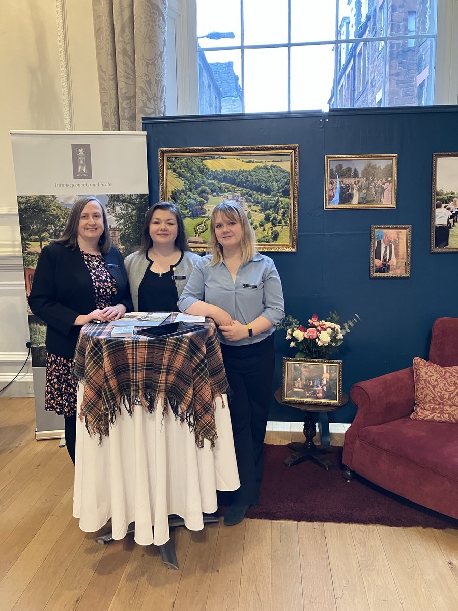 What a team! Ready to talk all things wedding ⁦<a href="/LuxScotWedding/">LuxuryScotWedding</a>⁩ exhibition ⁦⁦<a href="/ARedinburgh/">Assembly Rooms Edinburgh</a>⁩ . Say hi if you’re passing.
