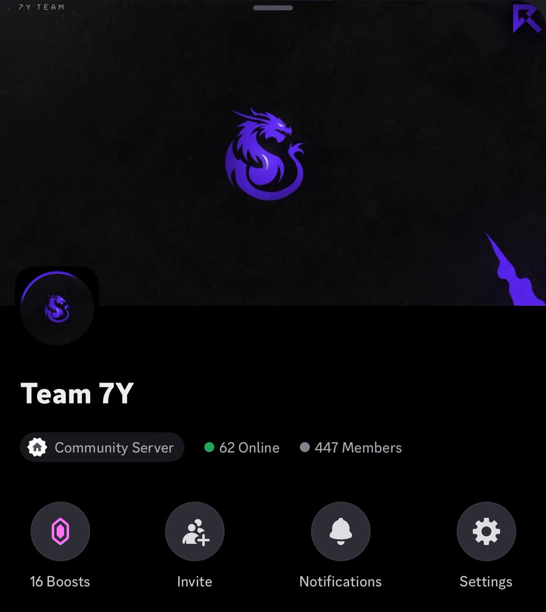 التحديثات الجديد لسيرفر 🔥 

الرابط 

discord.gg/team7y

#Team_7Y