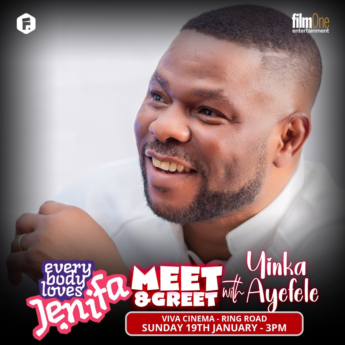 funkeakindele's tweet photo. It’s another beautiful day to meet and greet with your faves and watch #ELJTheMovie!  
Swipe to see which cinema they’ll be visiting today!

#EverybodyLoves Jenifa is still showing in cinemas in nationwide.
It’s also showing in select cinemas internationally, in the UK, Belgium and Italy.
Please check @thenileentertainment for international real time updates.
#everybodylovesjenifa #funkeakindele #afunkeakindeleandtundeolaoyefilm