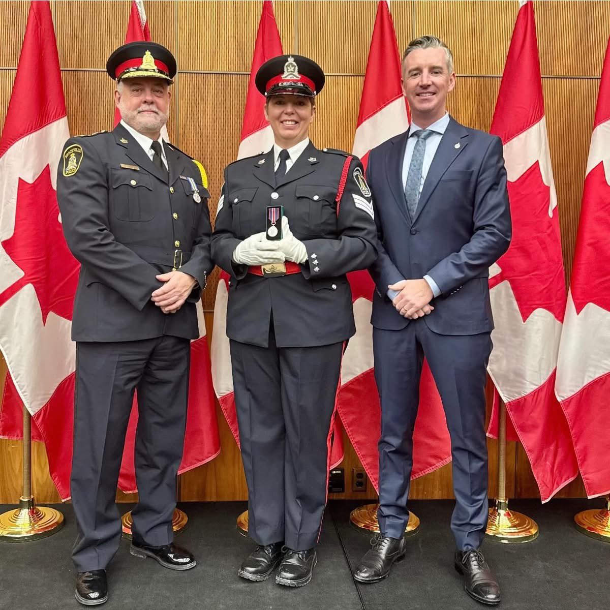 brockville001's tweet image. Congratulations Sgt. April Muldoon on your King Charles lll Coronation Medal! Very well deserved! We are very proud and lucky to have you as a member of @BPS_News