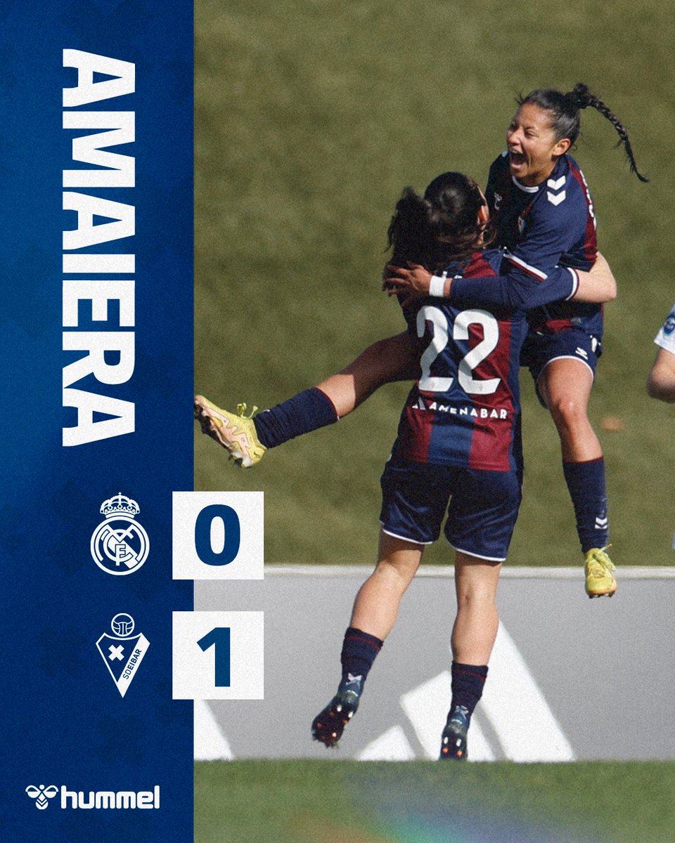 ⏱️95' | 0-1 | ¡𝐅𝐈𝐍𝐀𝐀𝐀𝐀𝐀𝐋!

🤩¡Victoria para el Eibar!

#EibarFem | #BetiArmaginak⚔️
