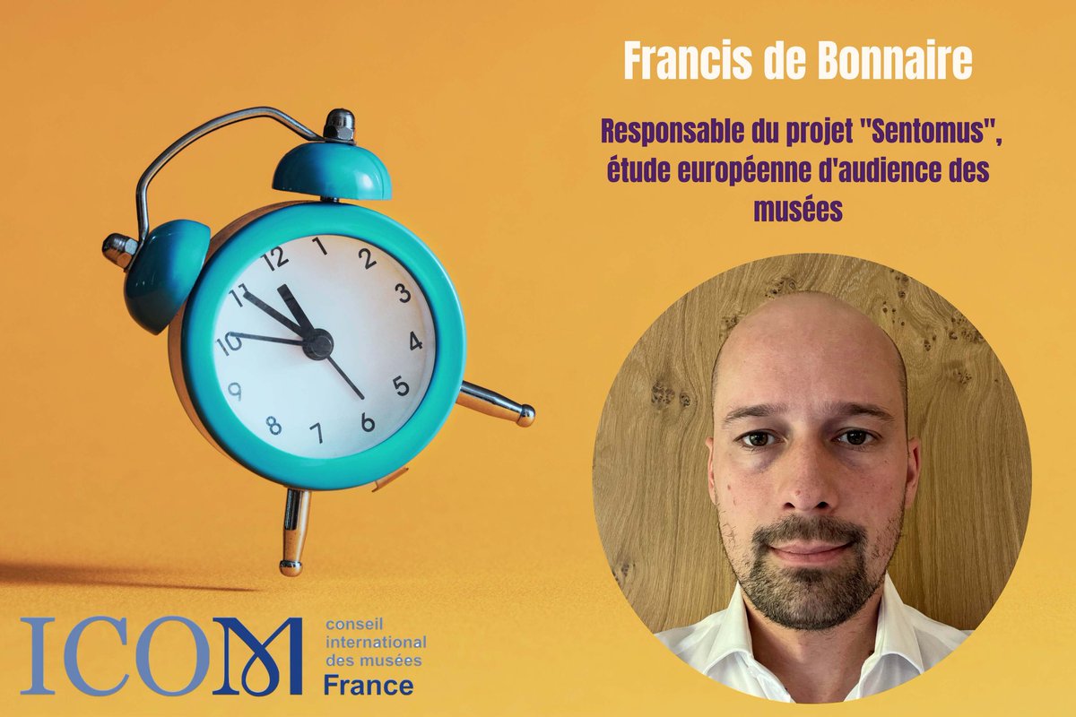 et_ibis's tweet photo. RV avec Francis de Bonnaire qui présentera les conclusions de #Sentomus, étude européenne d'audience des #musées.
@icom_ceca @ICOM_France
@Sentomus https://t.co/EUktVuUM33