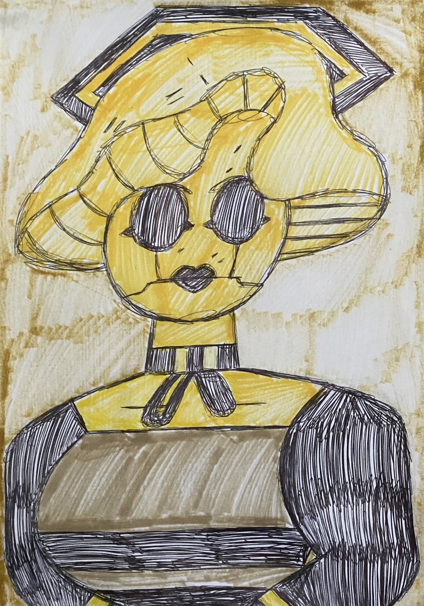 Liamsexton131's tweet photo. “Almost everyone here either can’t speak or they’re completely mad.” 

#bendyandtheinkmachine #bendyandthedarkrevival #bendylonewolf #bendythecage #bendysecretsofthemachine #bendymovie #bettybatdr #drawing https://t.co/jIur5uqdob