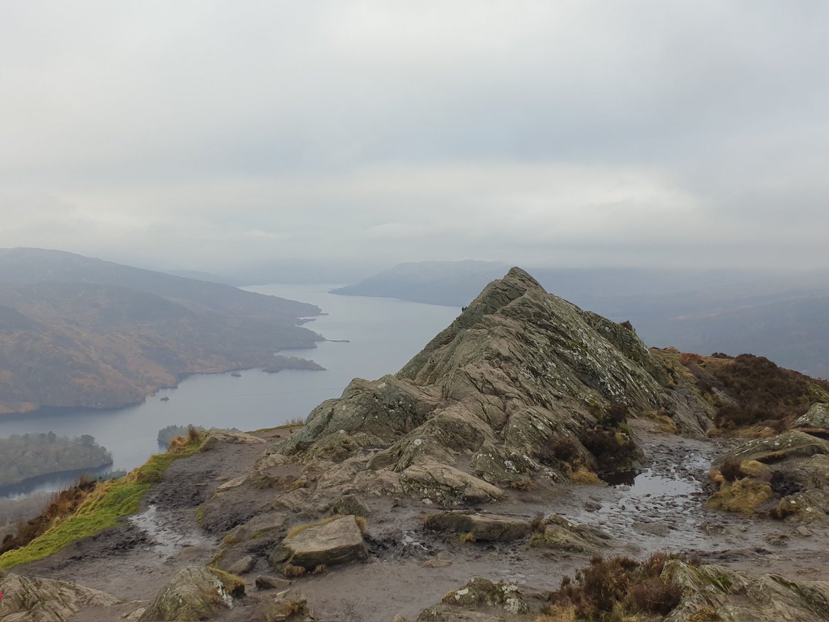 First 2025 hike up Ben A'an! Even on a grey and cloudy Jan morning I love this view 😍 <a href="/lomondtrossachs/">Loch Lomond & The Trossachs</a> <a href="/VisitScotland/">VisitScotland</a>