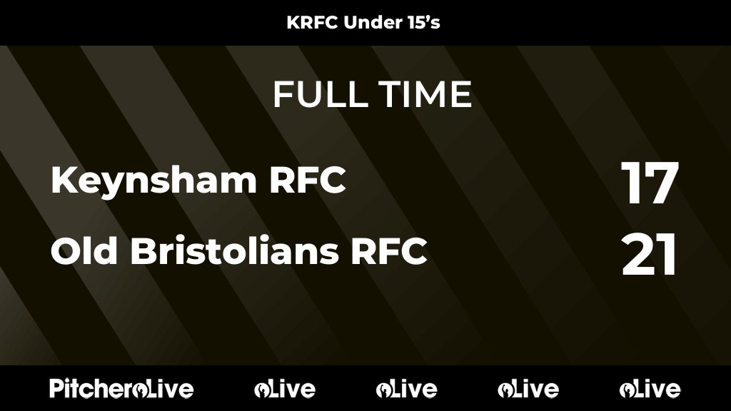 FULL TIME: Keynsham RFC 17 - 21 Old Bristolians RFC
#KEYOLD #Pitchero
keynshamrfc.com/teams/253105/m…