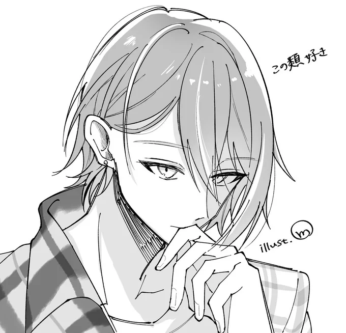 これブルスカにあげてた落書き 