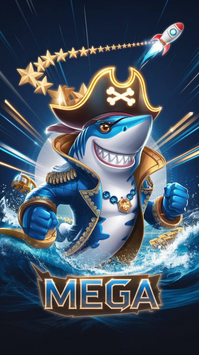 Mega just hit his first ALL-TIME HIGH, but sharks don’t stop there! 
🦈 Let’s break more records and send Mega where no shark has gone before—TO THE STARS🚀🦈
#Megatheshark #Solana #TRUMPOFFICIAL