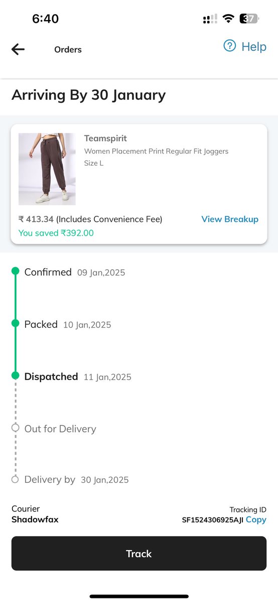 SauravSayys's tweet photo. That's your @AjioCares @AJIOLife for your.

Since 9th jan, order getting rescheduled again and again for no reasons. 

Your daily mental frustation dose is guaranteed if you prefer to order from
Jio.

Pathetic and worst of all. https://t.co/OlidlrVZyQ
