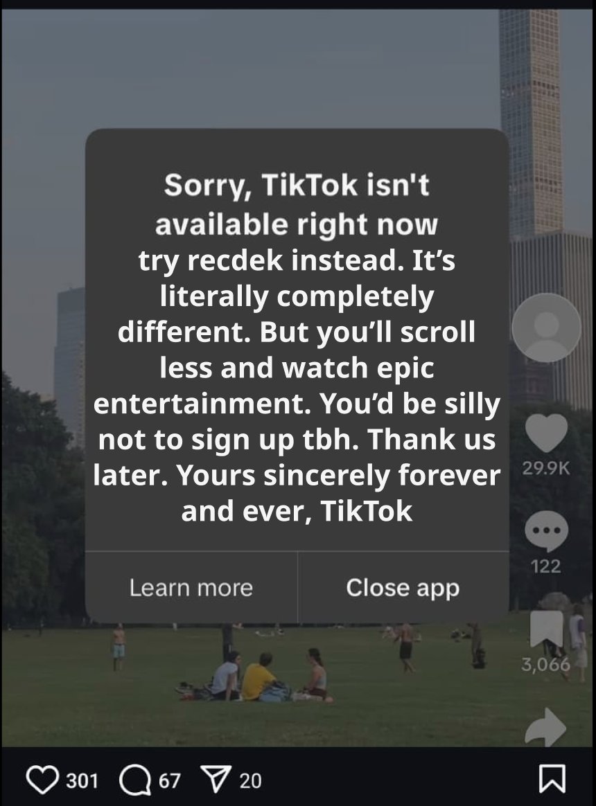 Woah thanks TikTok!!! <a href="/recdekapp/">recdek</a> #tiktok #recdek #besties