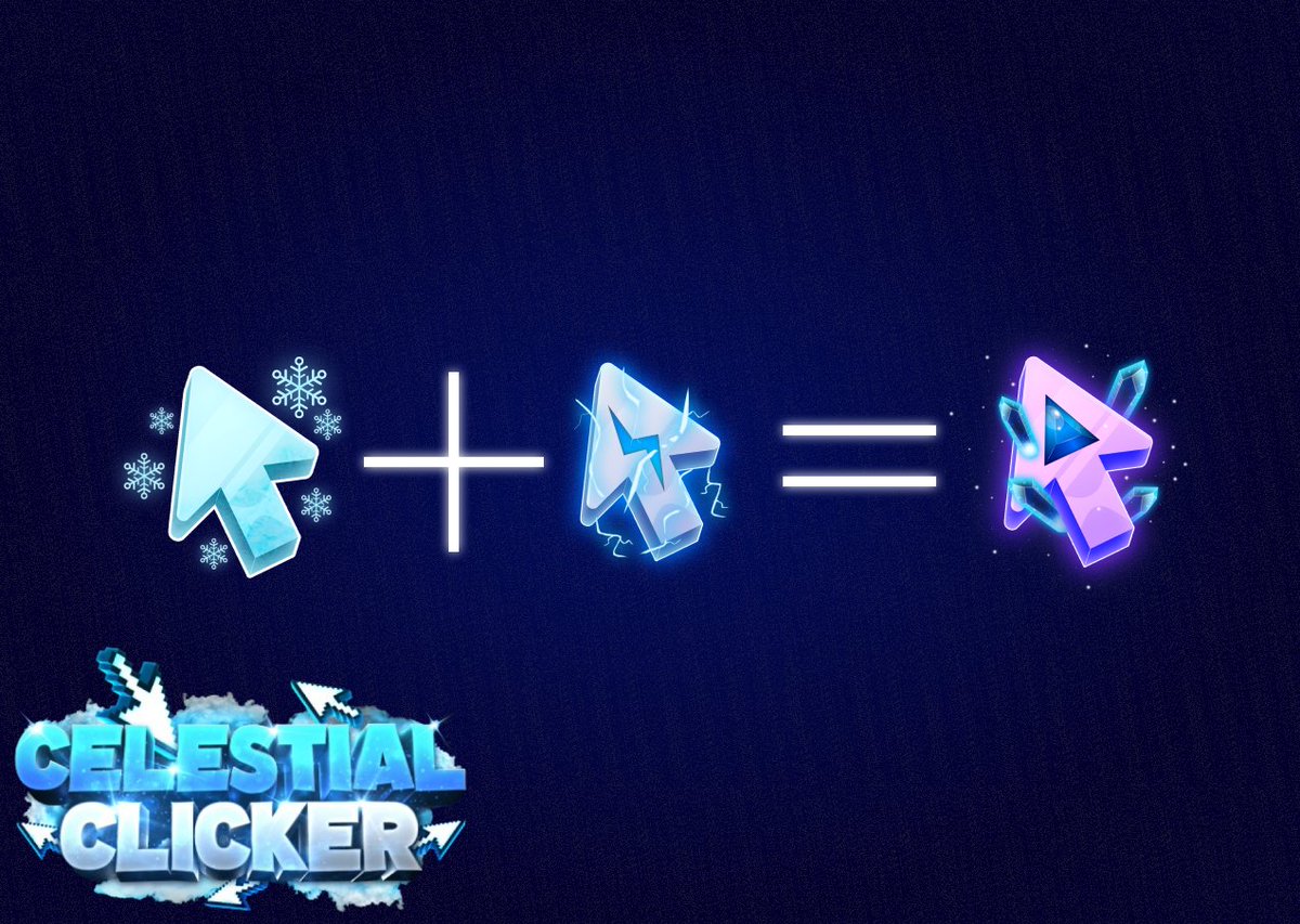 celestial_S0's tweet photo. Who will be the first to craft the Crystal Clicker?
#Game #ROBLOX #celestialclicker #RobloxDev #Art https://t.co/odBkIacu8C