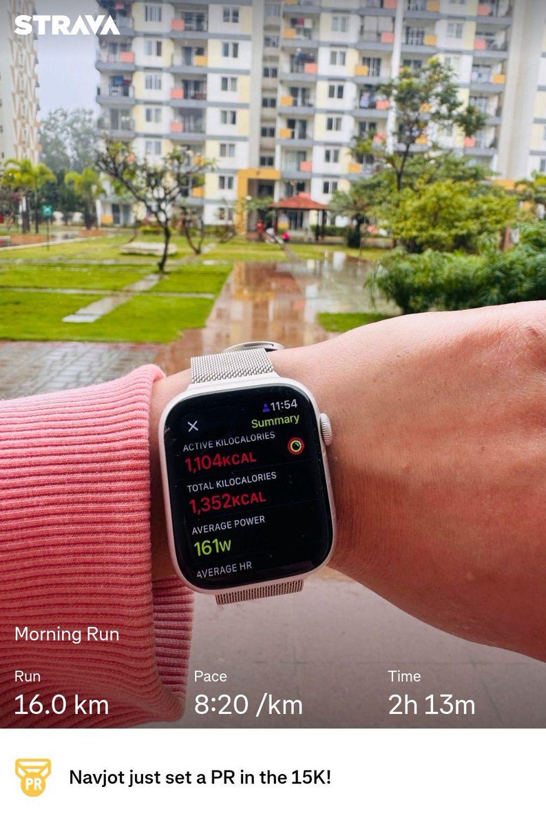 CoreNavjot's tweet image. There was a time when I believed 15k was beyond me , a milestone for someone stronger, faster, or more disciplined. 

But today, I crossed it. 

Not because  I was feeling super energetic or because the path was easy, but because something shifted in my mind.

Somehow, over last…