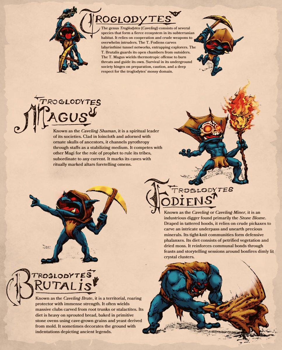 Fredrik Präntare (@prantare) on Twitter photo our team member Oskar made these awesome illustrations of the <a href="/CoreKeeperGame/">Core Keeper - Out Now!</a> cavelings :D our team member Oskar made these awesome illustrations of the <a href="/CoreKeeperGame/">Core Keeper - Out Now!</a> cavelings :D