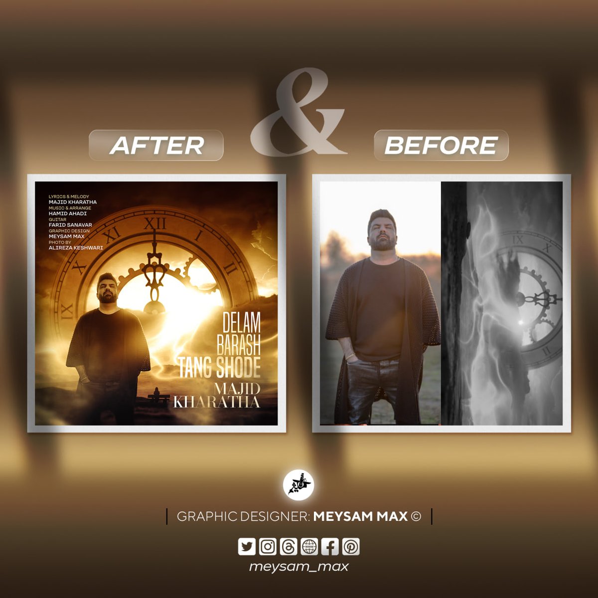 MeysamMaxART's tweet photo. ©️ All Design | Poster Music | Cover Design | Design by: Meysam Max ARTWORKS

insta: meysammax_official 👈

#after_before
#Cover_art
#CoverStory
#Meysam_Max https://t.co/X5Dk2zGwg9