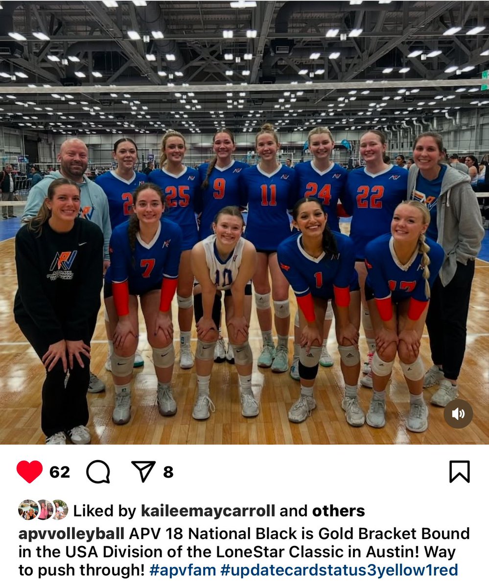 Morgan Collier (@morgancolliervb) on Twitter photo 💛 GOLD BRACKET DAY 3 @ LSC
Come check out <a href="/APVVolleyball/">Athletic Performance Volleyball</a>
Ct 2 @ 8:30am
@maris_boopVB <a href="/KaciWade2307/">Kaci Wade</a> <a href="/MaryGraceKing20/">Mary Grace King</a> <a href="/Kinleyelms/">Kinley</a> <a href="/ellameador_/">Ella Meador</a> <a href="/amccabevb2025/">Allyson McCabe</a> <a href="/kamrynglover07/">Kamryn Glover</a> <a href="/PDTexas/">Prep Dig Texas</a> <a href="/GMsportsmedia1/">GM Sports Media</a> <a href="/Gosset41/">Brian Gosset</a> <a href="/kaileemay/">Kailee May Carroll</a> 💛 GOLD BRACKET DAY 3 @ LSC
Come check out <a href="/APVVolleyball/">Athletic Performance Volleyball</a>
Ct 2 @ 8:30am
@maris_boopVB <a href="/KaciWade2307/">Kaci Wade</a> <a href="/MaryGraceKing20/">Mary Grace King</a> <a href="/Kinleyelms/">Kinley</a> <a href="/ellameador_/">Ella Meador</a> <a href="/amccabevb2025/">Allyson McCabe</a> <a href="/kamrynglover07/">Kamryn Glover</a> <a href="/PDTexas/">Prep Dig Texas</a> <a href="/GMsportsmedia1/">GM Sports Media</a> <a href="/Gosset41/">Brian Gosset</a> <a href="/kaileemay/">Kailee May Carroll</a>
