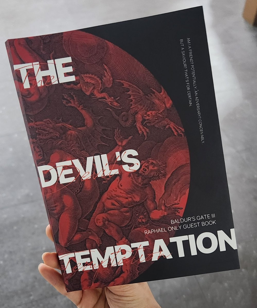 저도 오랜만에 트친소 해 봅니다 ㅎㅎ. 제블로어, 라파엘, 자헤이라, 할신 등 발더게 늙은이와 털쟁이들을 좋아하고, 종종 글을 쓰거나 낙서를 휘갈깁니다! 종종 요즘은 드에 이야기도 해요. 맘 찍어 주시면 취향 맞는 분 찾아가겠습니다 😋🥰
#발더스게이트_트친소  #발더게3_트친소 #발더게_트친소