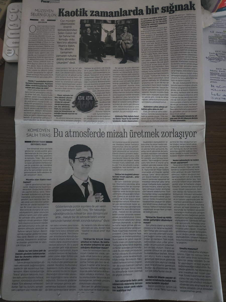 <a href="/salihttiras/">Salih Tıraş</a> söyleşimiz <a href="/birgun_pazar/">BirGün Pazar</a> 'da...