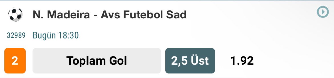 bedotips's tweet photo. Nacional Madeira - Avs 

Total Score Over 2.5 https://t.co/Bg6Ka8xm37