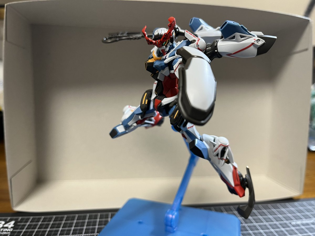 HGジークアクス、スミ入れとほんの少しの、分からないくらいの部分塗装