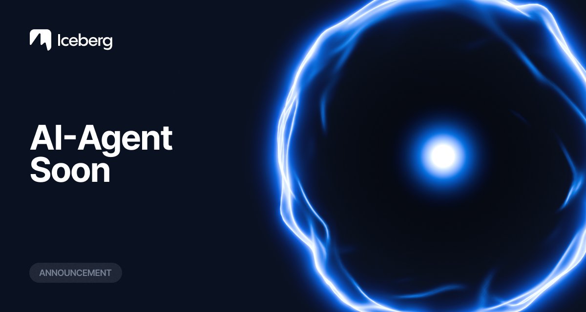 0xiceberg_com's tweet image. We believe Iceberg deserves its own AI Agent.

Get ready. Coming soon.