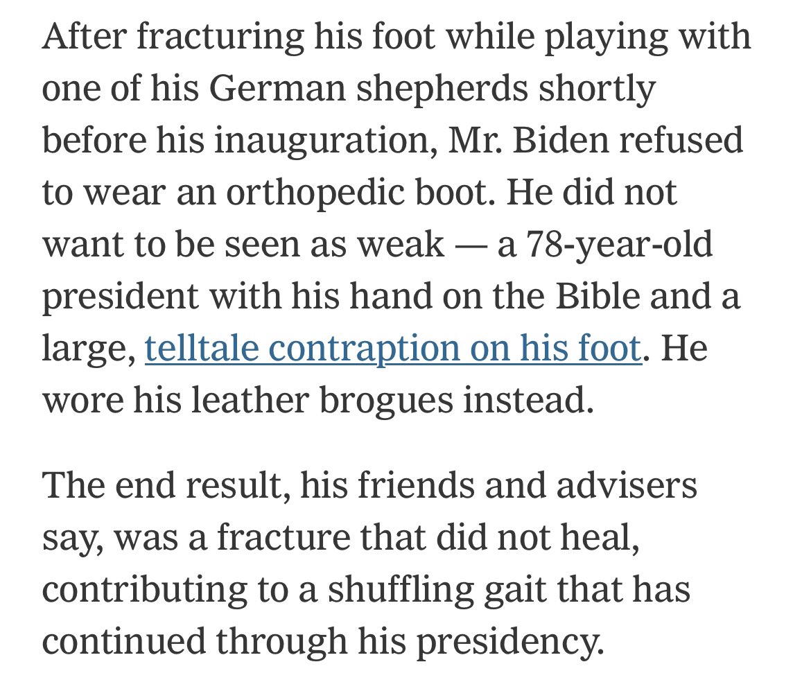 the Biden Administration was plagued by history’s most frequent and obvious metaphors from beginning to end. this is like if George W. Bush was sworn in on a banana and made a speech where he said “I’m Monkey W Bush and I pledge allegiance to oil.”