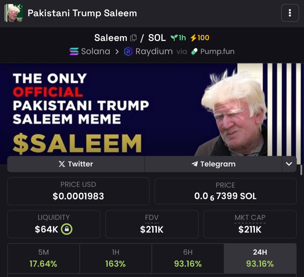Pakistani Trump Saleem tweet media