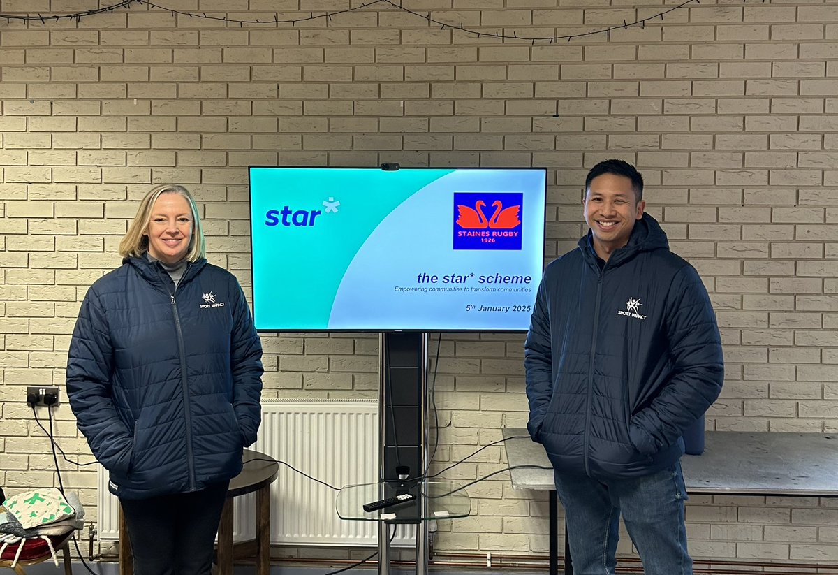 Great to catch up with <a href="/STAR_scheme/">STAR Scheme</a> and <a href="/StainesRugby/">Staines Rugby 1926</a> and how we can raise the profile of rugby in the local area!