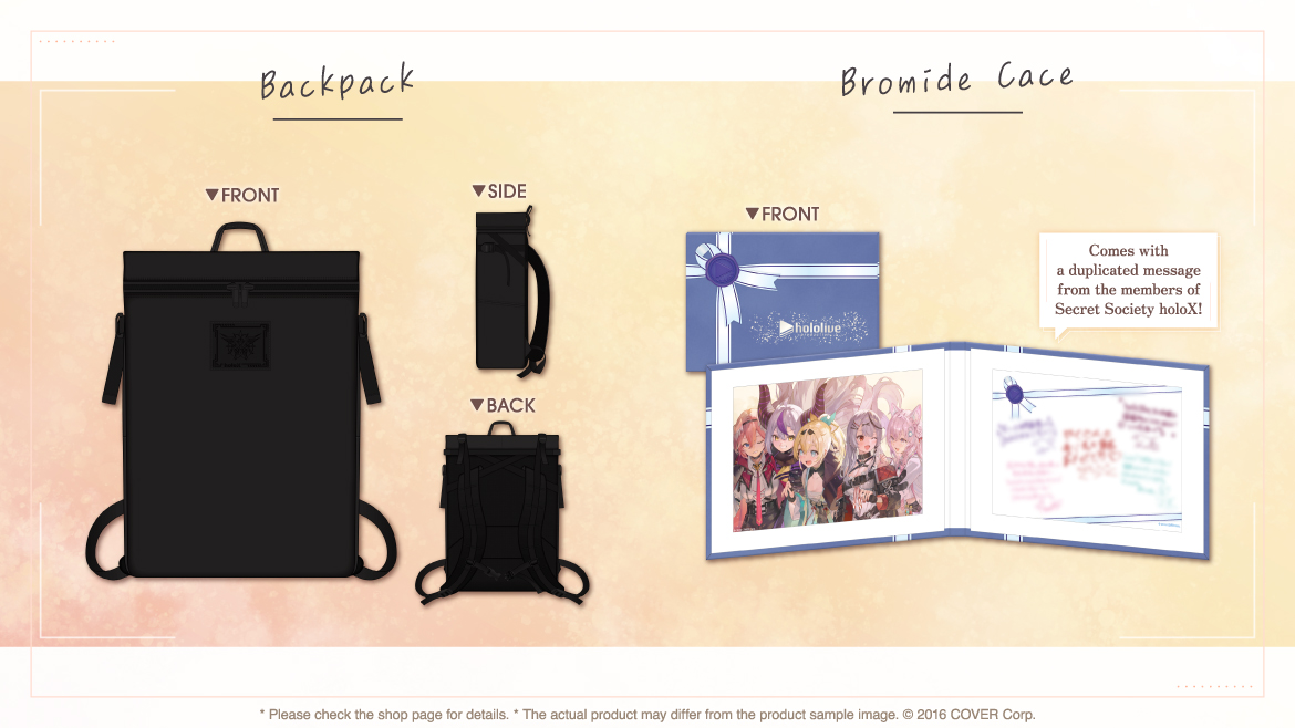 Secret Society #holoX 3rd Anniversary Celebration merch is now