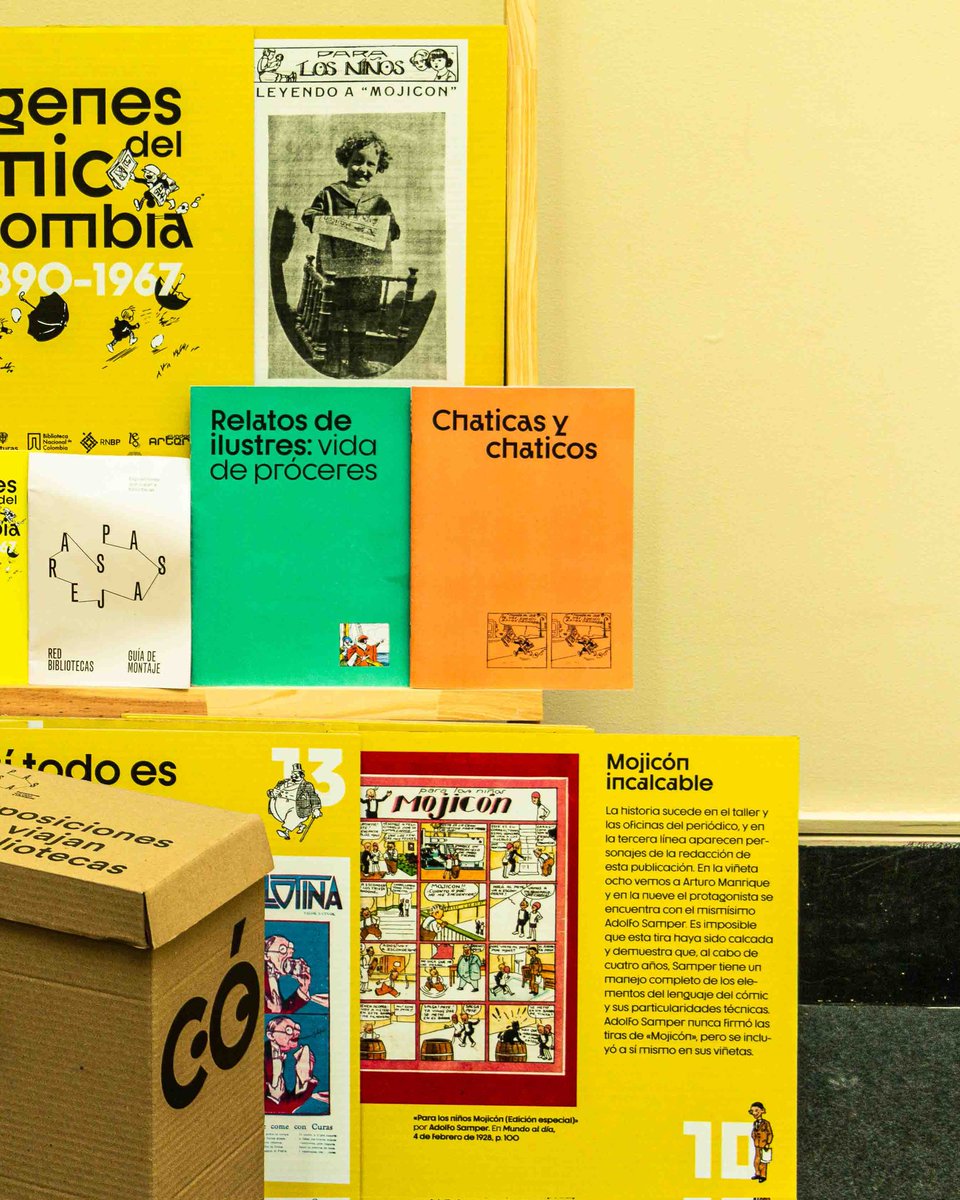 💬 «Los orígenes del cómic en Colombia 1890-1967»

‘Pasajeras: exposiciones que viajan a bibliotecas’, un proyecto de la #BibliotecaNacional, presenta esta muestra que da cuenta del proceso de apropiación y transformación del arte secuencial en el país durante varias décadas.