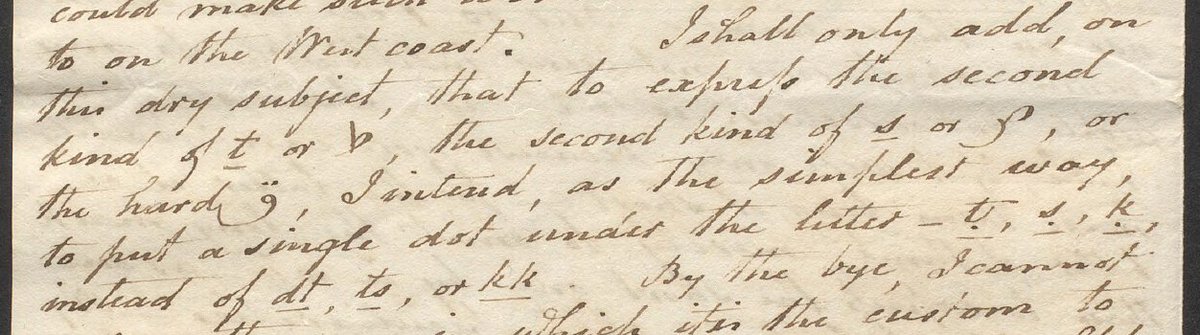 A letter from William Marsden in London to Thomas Stamford Raffles in Penang, 7 Jan 1809, on romanisation of Malay, pre-empting <a href="/librarycongress/">Library of Congress</a> transliteration system for Arabic by nearly two centuries?  <a href="/britishlibrary/">British Library</a> MSS Eur D742/2, via <a href="/nlbsingapore/">NLBSingapore</a> nlb.gov.sg/main/book-deta…