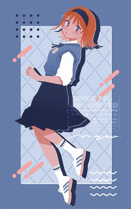 創作ちゃんイラストです 