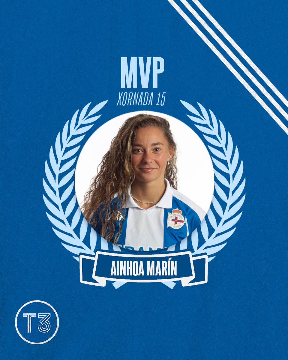 ⭐️ MVP • Xornada 15: AINHOA MARÍN ⭐️

Ainhoa Marín foi escollida MVP da 15ª xornada ✨

<a href="/ainhoamarin14/">Ainhoa Marín</a> ! Te llevas el cariño de toda esta gente, que é o mellor trofeo🏆💙