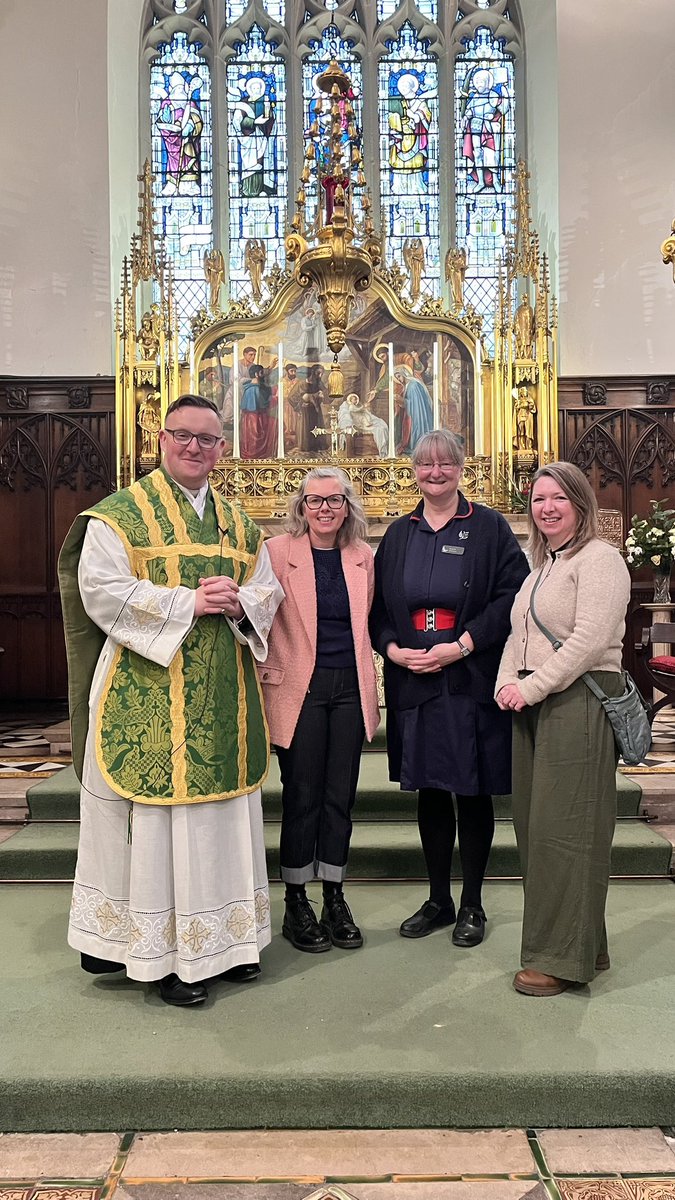 Today I had the honour of attending the commissioning of new lead parish nurse for <a href="/carver_street/">St Matthew's Church</a> <a href="/ParishNursing12/">Parish Nurses - Carver Street💙</a> Louise Smith. She takes over from the incredible Michaela, who has led this project for 5 yrs. The impact she has had is outstanding.