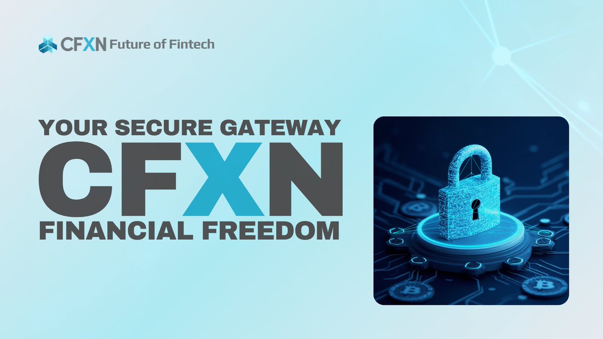 CFXNToken's tweet image. 💡 What makes $CFXN unique?

✅ Security-focused platform
✅ Manage #Fiat &amp;amp; #Crypto in one place
✅ Accessible globally

#FinancialFreedom starts here-simple, secure, and for everyone.

#CFXN ICO - CFXN.eu

#BlockchainRevolution #FintechInnovation