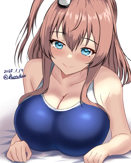 サラトガさん#艦これ版深夜の真剣お絵描き60分一本勝負#艦これ版真剣お絵描き60分一本勝負_20250119 