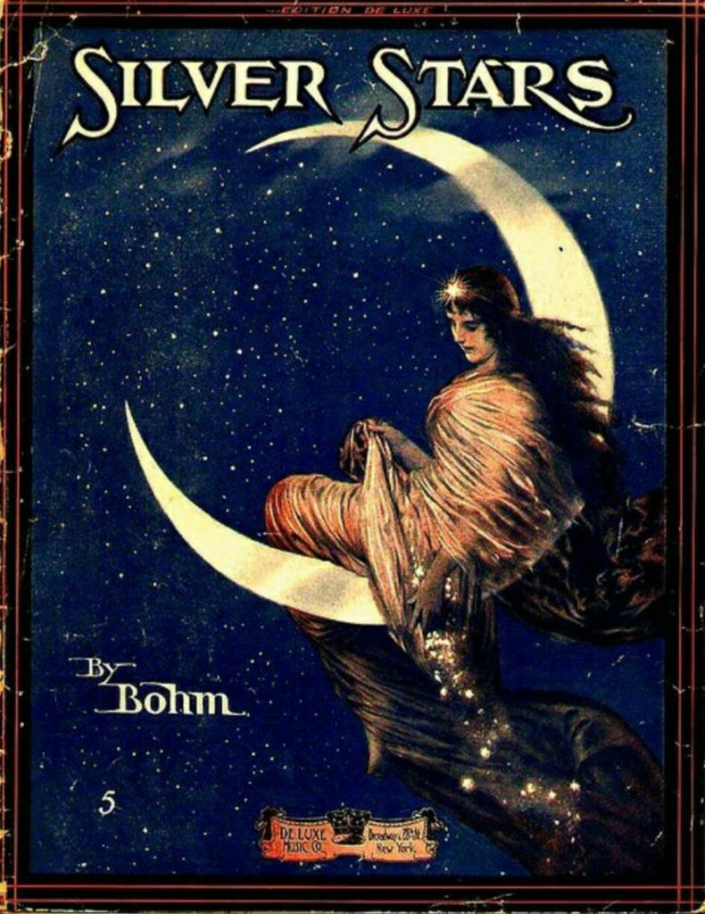 Silver Stars, by Carl Bohm. Sheet music cover from 1912.