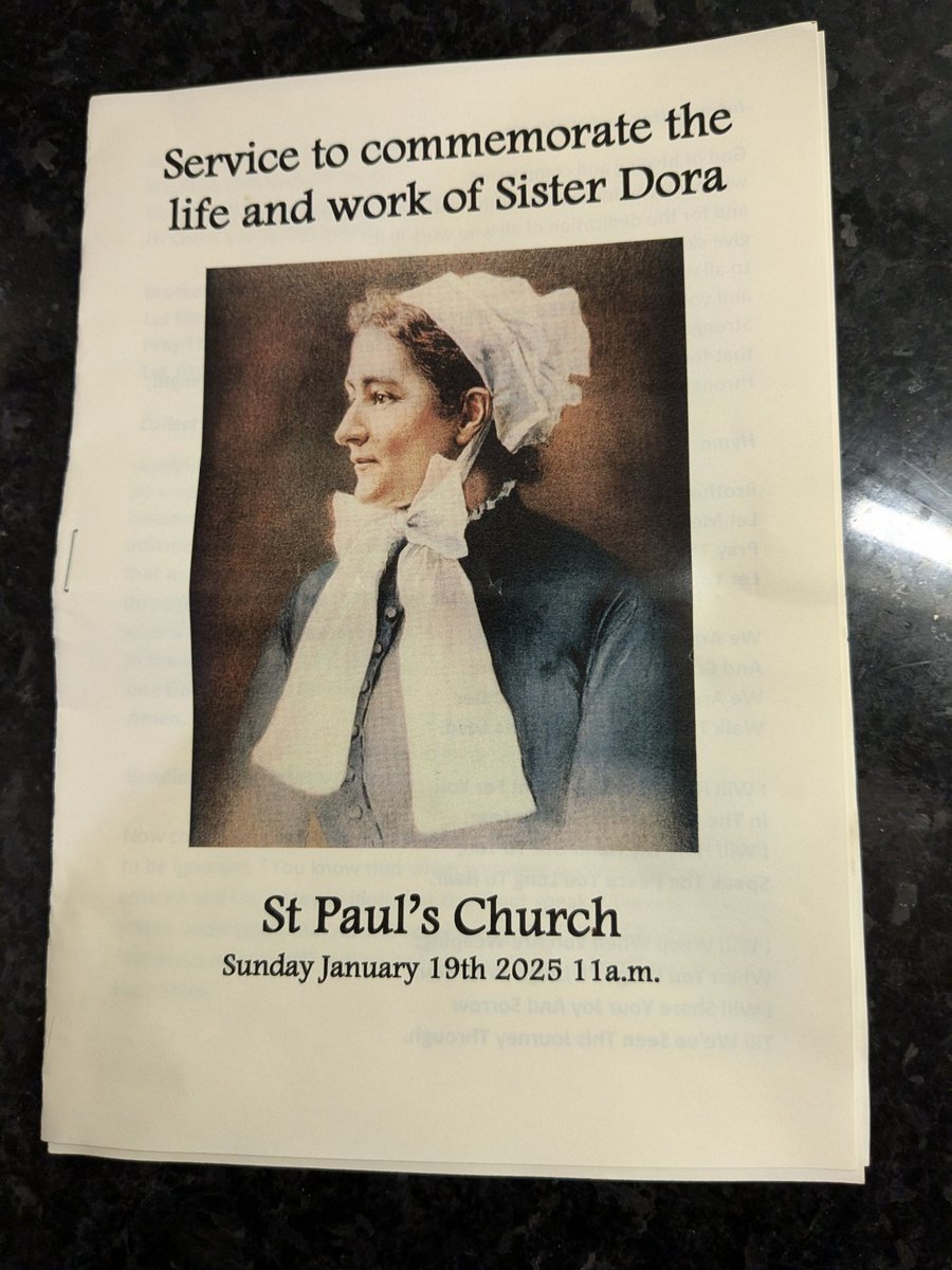 Honoured to represent the Trust at the Sister Dora memorial service today
