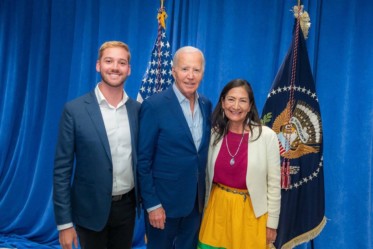 GRoccooo's tweet photo. As my time at @Interior comes to an end, I am filled with gratitude. 

Grateful to have served in the Biden-Harris administration, grateful for the phenomenal people I served with, and grateful for the unbelievable experiences made. 

I feel like a lucky man. https://t.co/bwGWWGz9dD