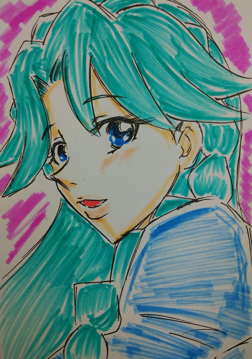 「#ゴープリ10周年なので海藤みなみさん3733枚描いてお祝い(61,62)制服み」|沖庵のイラスト