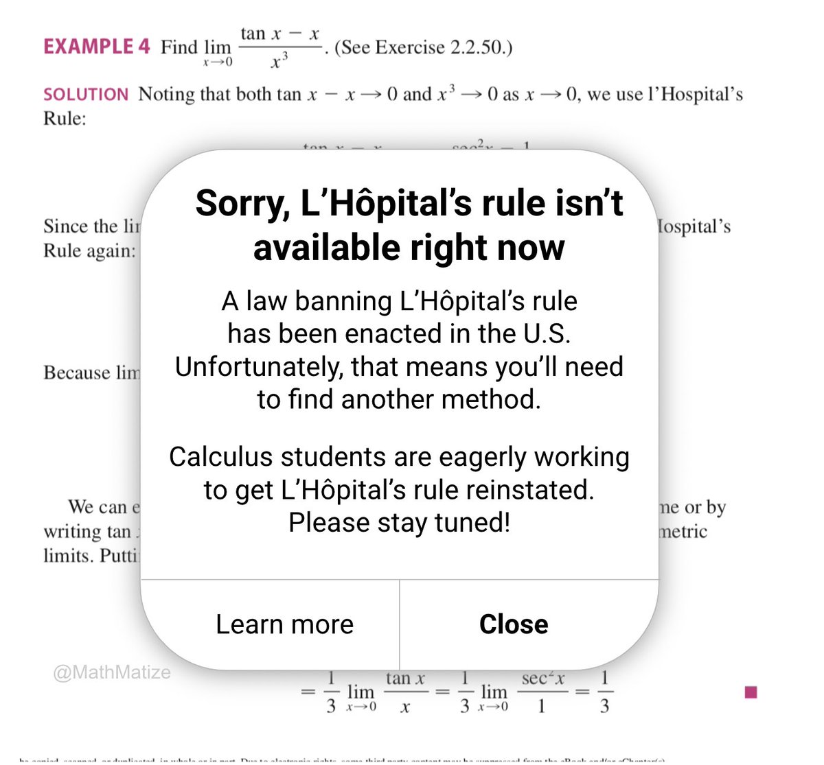 MathMatize's tweet image. wow...they really banned it 😭