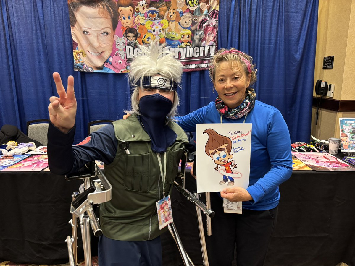 KetchumAshchu's tweet photo. @DebiDerryberry thank you so much! for spending time with me  @ Ichibancon it was nice to meet you! https://t.co/D3CEoyvc25