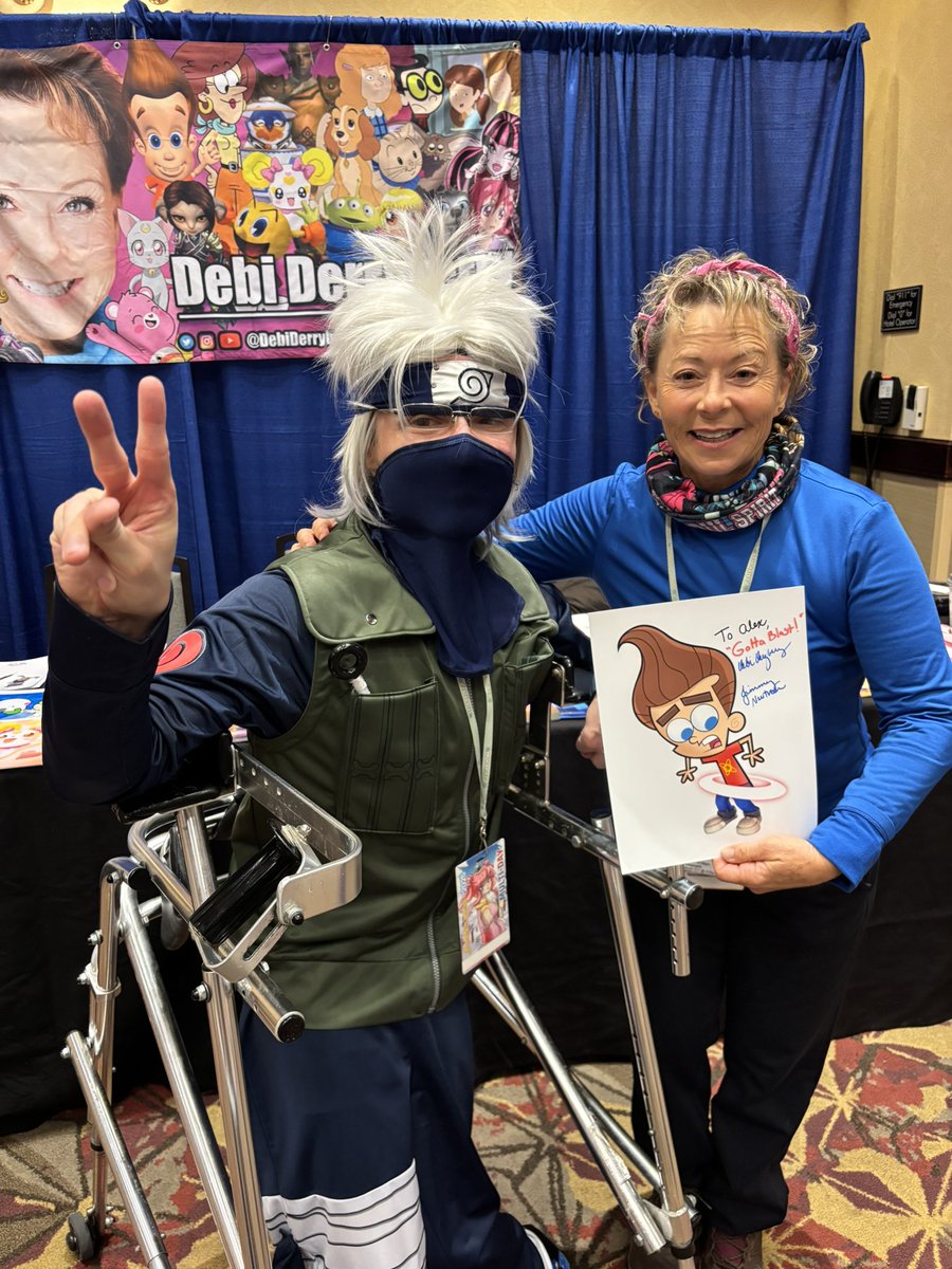 KetchumAshchu's tweet photo. @DebiDerryberry thank you so much! for spending time with me  @ Ichibancon it was nice to meet you! https://t.co/D3CEoyvc25