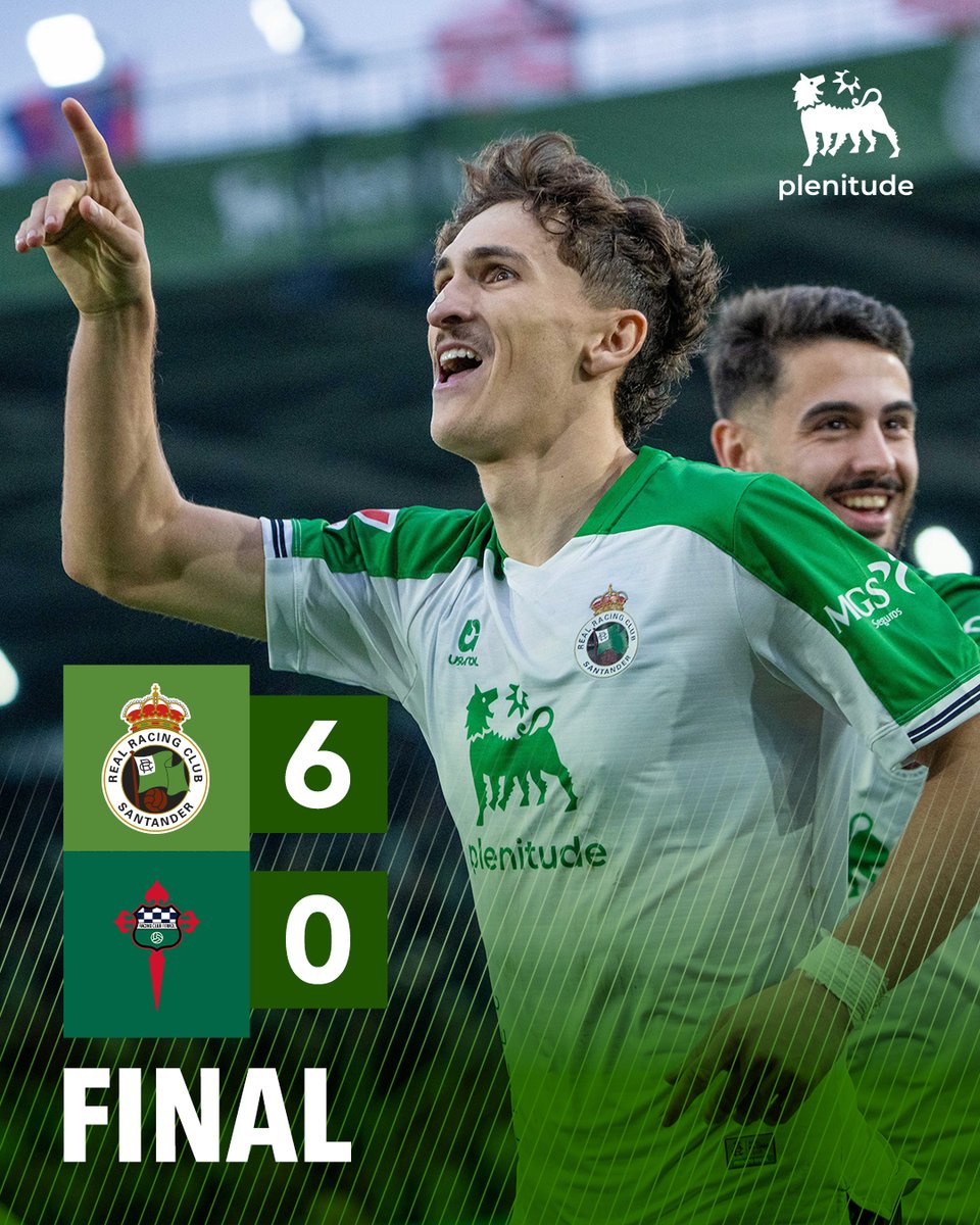 ⏹️ ¡FINAAAAAAAAL!

Racing 6-0 Racing Ferrol

(🎯 Andrés, Arana, Sangalli, Pablo (x2) y Karrikaburu)

#️⃣ #RacingRacingFerrol