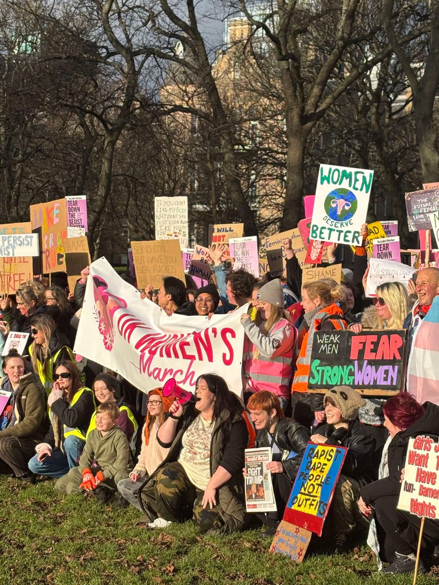 Joined the #UKWomensMarch yesterday in #Edinburgh #AbortionIsHealthcare