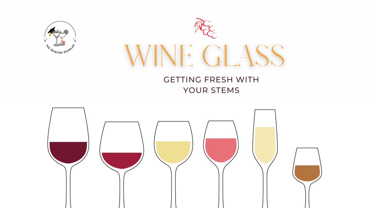 spiritedscholar's tweet photo. Not all glasses are created equal. 🍷

🤓 Tip: The right glass = Wine's ultimate wingman 🥂

#WineEducation #GlassGuide #SipSmart
#craftspirits #mixology #liquor #wine https://t.co/xjRV2l5jmP