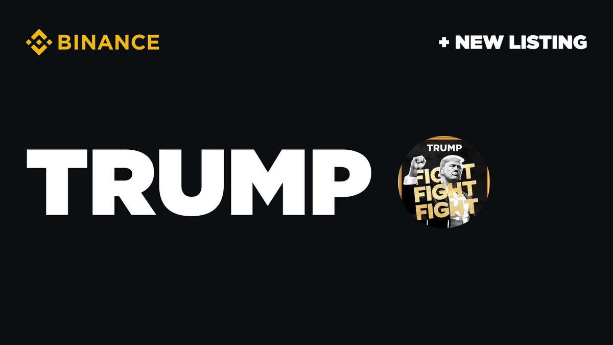 🚨#Binance will list Solana memecoin $TRUMP (OFFICIAL TRUMP) and open  trading for the following spot trading pairs at 2025-01-19 08:30 (UTC)  🔹New Spot Trading Pairs: TRUMP/USDC, TRUMP/USDT