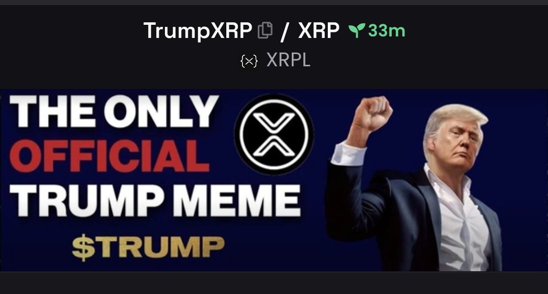 Official Trump $TRUMP - XRP chain tweet media