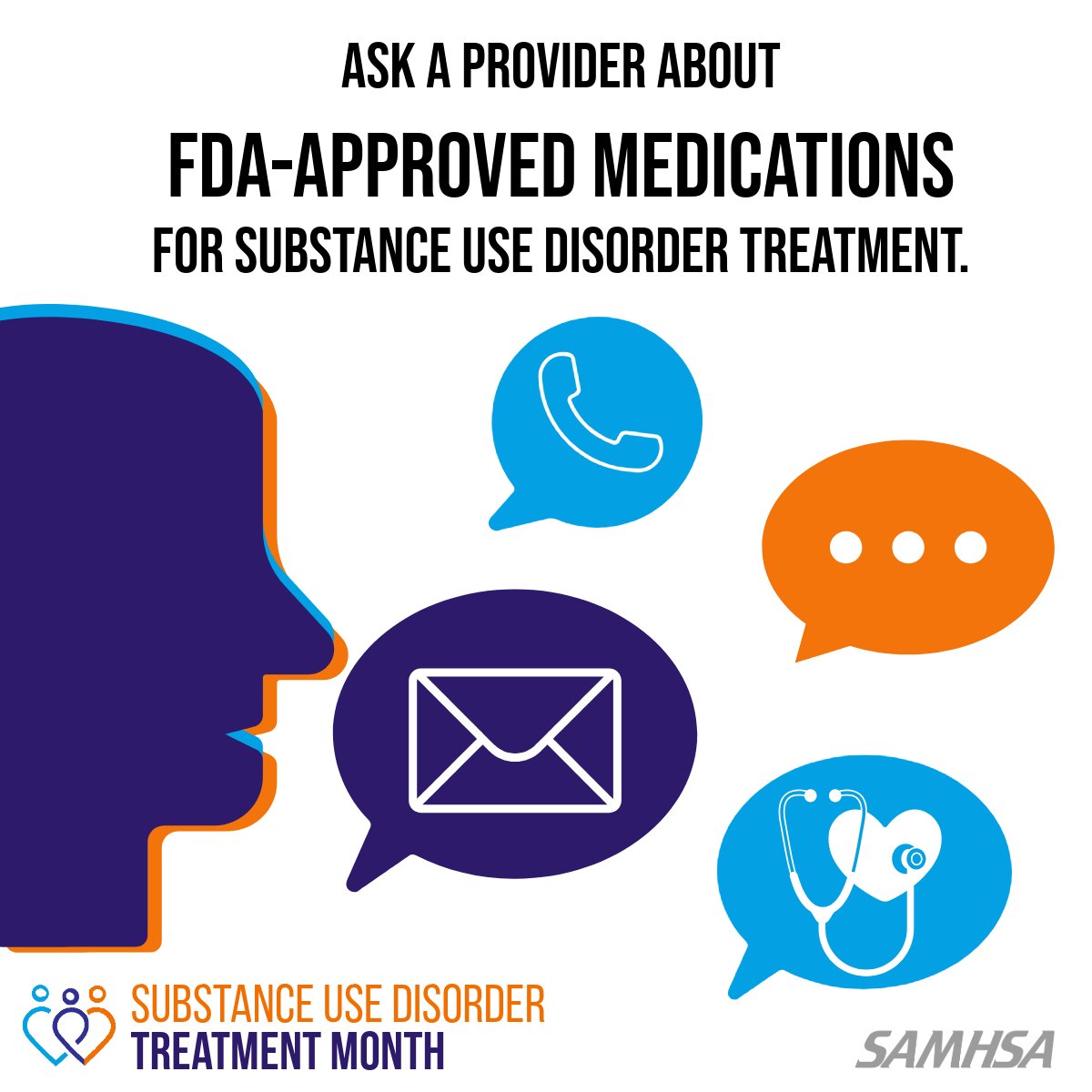 If you're struggling with a substance use disorder, have an open conversation with your doctor about FDA-approved medications. FDA-approved medications such as buprenorphine and methadone are life-saving tools in treating opioid use disorder. samhsa.gov/medications-su…