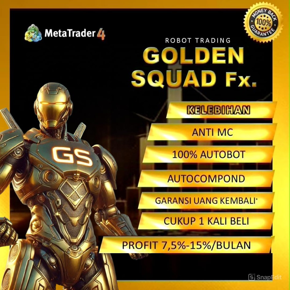 PratamaInovasi's tweet photo. Yakin ga mau pakai robot trading yang satu ini? Robot Trading terbaik 2025. Anti MC, auto pilot 24 jam, auto profit, garansi 1 bulan. EA Golden Squad Fx. (Price: 5 jt - Akun Std/ 2,5 jt - Akun Cent). Link order: https://t.co/iM7F1DHgI1
Cs: 087720193152 #robottrading #robotforex https://t.co/ayC7rlBqB3
