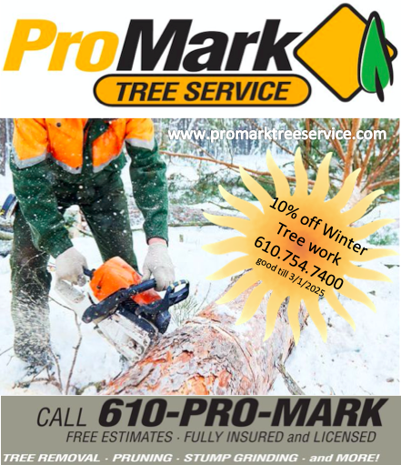 ProMark_Inc's tweet photo. Snow does not stop the Pros @ ProMark. Call for your free estimate and get 10% off winter tree work until 3/1/2025. Call the Pros @ ProMark 610.754.7400 https://t.co/DvBGd71Wfl