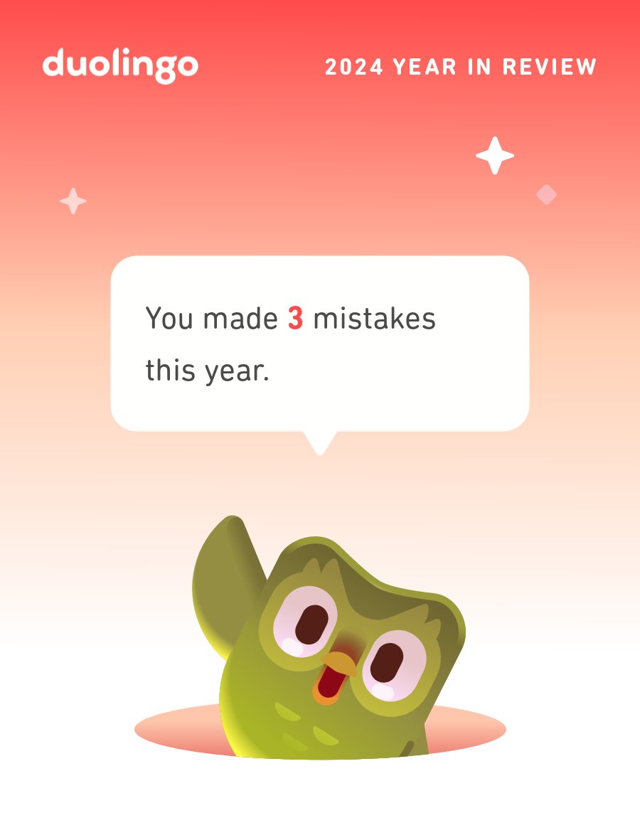 FrangelMonroy's tweet photo. Are you safe from Duo this year? #Duolingo365 https://t.co/4SMbDxjtT6